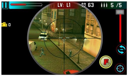 Sniper shoot war - Android game screenshots.