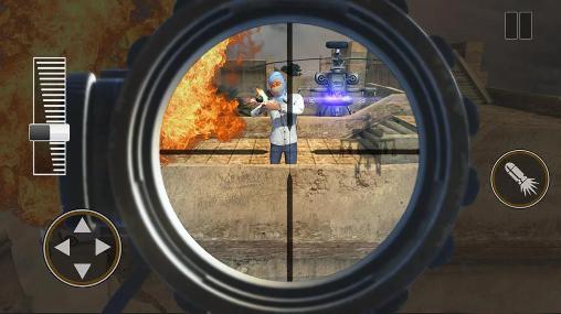 Gameplay of the Sniper shooter: Bravo for Android phone or tablet.