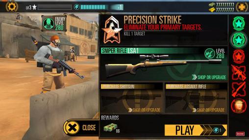 Sniper X with Jason Statham - Android game screenshots.