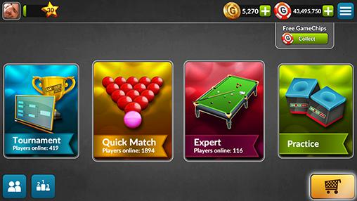 Full version of Android apk app Snooker live pro for tablet and phone.