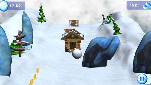 Snowball effect - Android game screenshots.
