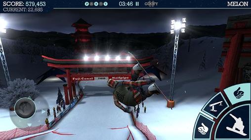 Snowboard party - Android game screenshots.