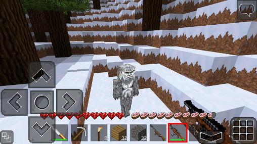 Snowcraft: Yeti wars - Android game screenshots.