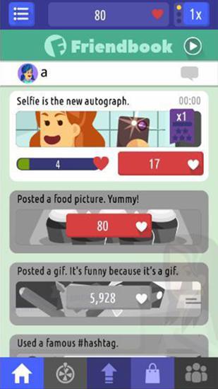 So social: Become an internet celebrity! - Android game screenshots.
