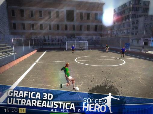 Soccer hero - Android game screenshots.