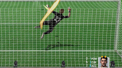 Soccer shootout - Android game screenshots.