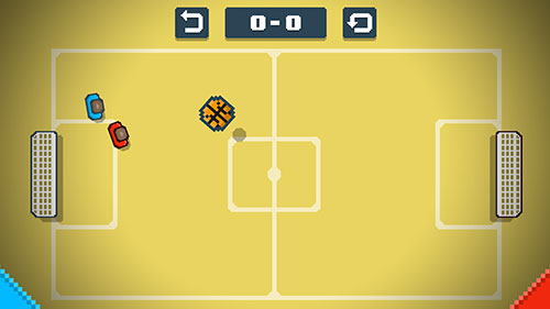 Gameplay of the Socxel: Pixel soccer for Android phone or tablet.