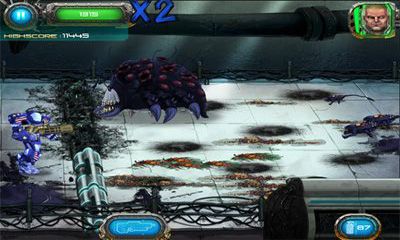 Gameplay of the Soldier vs Aliens for Android phone or tablet.
