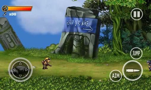 Soldiers Rambo 2: Forest war - Android game screenshots.