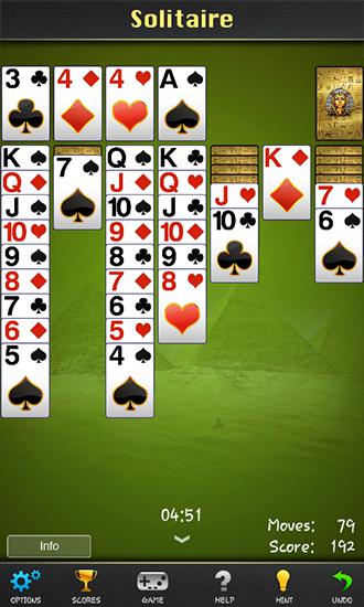 Solitaire: Pharaoh - Android game screenshots.