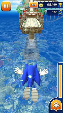 Sonic dash - Android game screenshots.