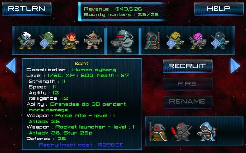 Space bounties inc. - Android game screenshots.