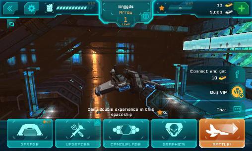 Space jet - Android game screenshots.