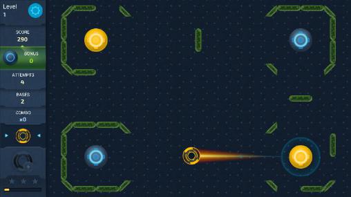 Space pucks game - Android game screenshots.