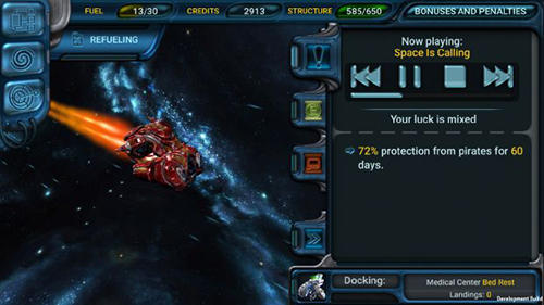 Gameplay of the Space rangers: Quest for Android phone or tablet.