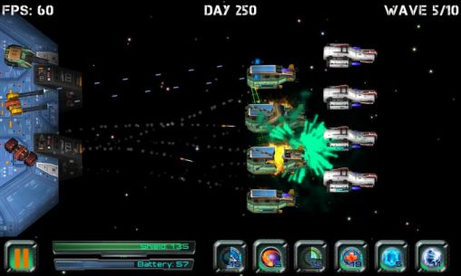 Space station defender 3D - Android game screenshots.