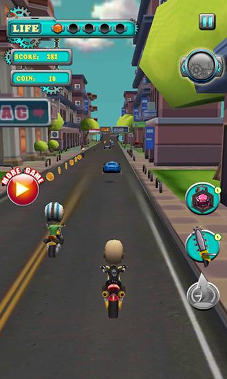 Speed moto: Turbo racing - Android game screenshots.