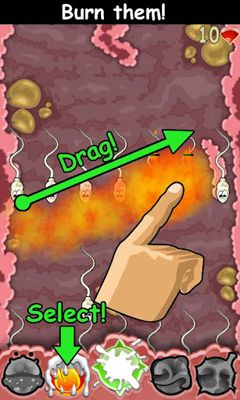Sperm Defense - Android game screenshots.