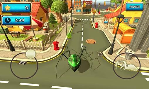 Spider simulator: Amazing city! - Android game screenshots.