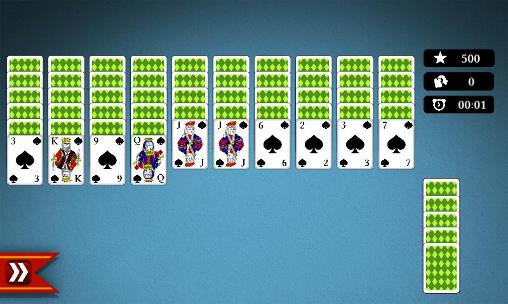 Spider solitaire 2 - Android game screenshots.