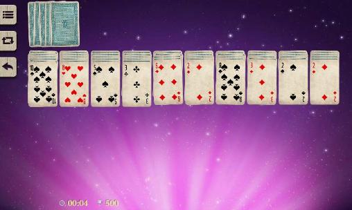 Spider solitaire by Elvista media solutions - Android game screenshots.