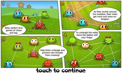Gameplay of the Spiders for Android phone or tablet.