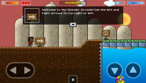 Sploder: Retro arcade creator - Android game screenshots.