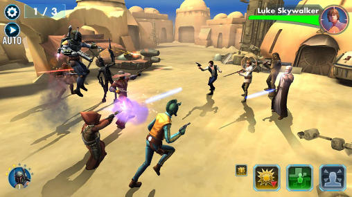 Star wars: Galaxy of heroes - Android game screenshots.