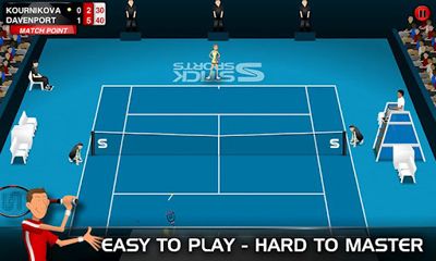 Stick Tennis - Android game screenshots.