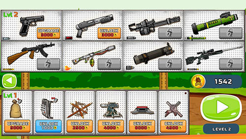 Stickman army: The resistance - Android game screenshots.