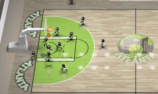 Stickman basketball - Android game screenshots.