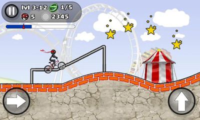 Gameplay of the StickMan BMX Stunts Bike for Android phone or tablet.