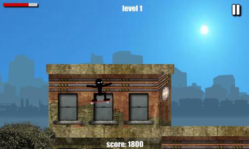 Stickman skate - Android game screenshots.