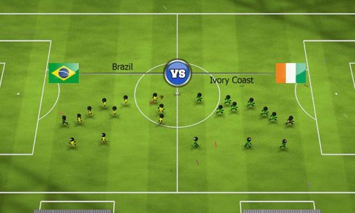 Stickman soccer 2014 - Android game screenshots.
