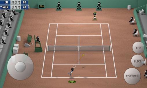Stickman tennis 2015 - Android game screenshots.