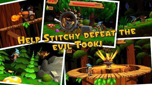 Stitchy: Scarecrow's adventure - Android game screenshots.