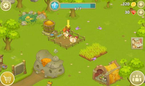 Stone farm - Android game screenshots.