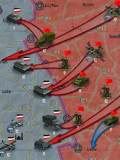 Strategy and tactics World War 2 - Android game screenshots.