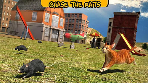 Street cat sim 2016 - Android game screenshots.