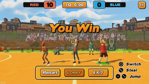 Street dunk: 3 on 3 basketball - Android game screenshots.