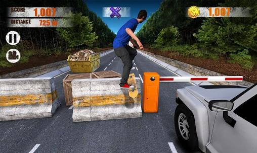 Street skater 3D - Android game screenshots.