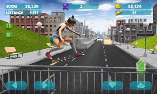 Street skater 3D 2 - Android game screenshots.