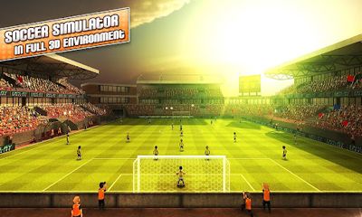 Gameplay of the Striker Soccer London for Android phone or tablet.