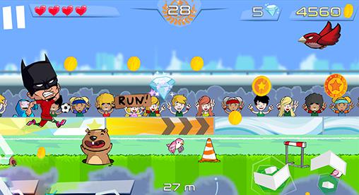 Striker trophy: Running to win - Android game screenshots.