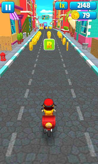 Subway crazy scooters - Android game screenshots.