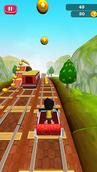 Subway rush - Android game screenshots.