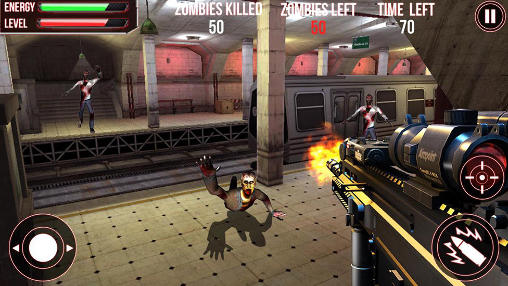Subway zombie attack 3D - Android game screenshots.