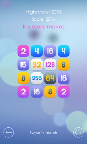 Super 2048 - Android game screenshots.