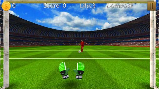 Super goalkeeper: World cup - Android game screenshots.