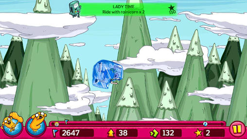 Super jumping Finn - Android game screenshots.